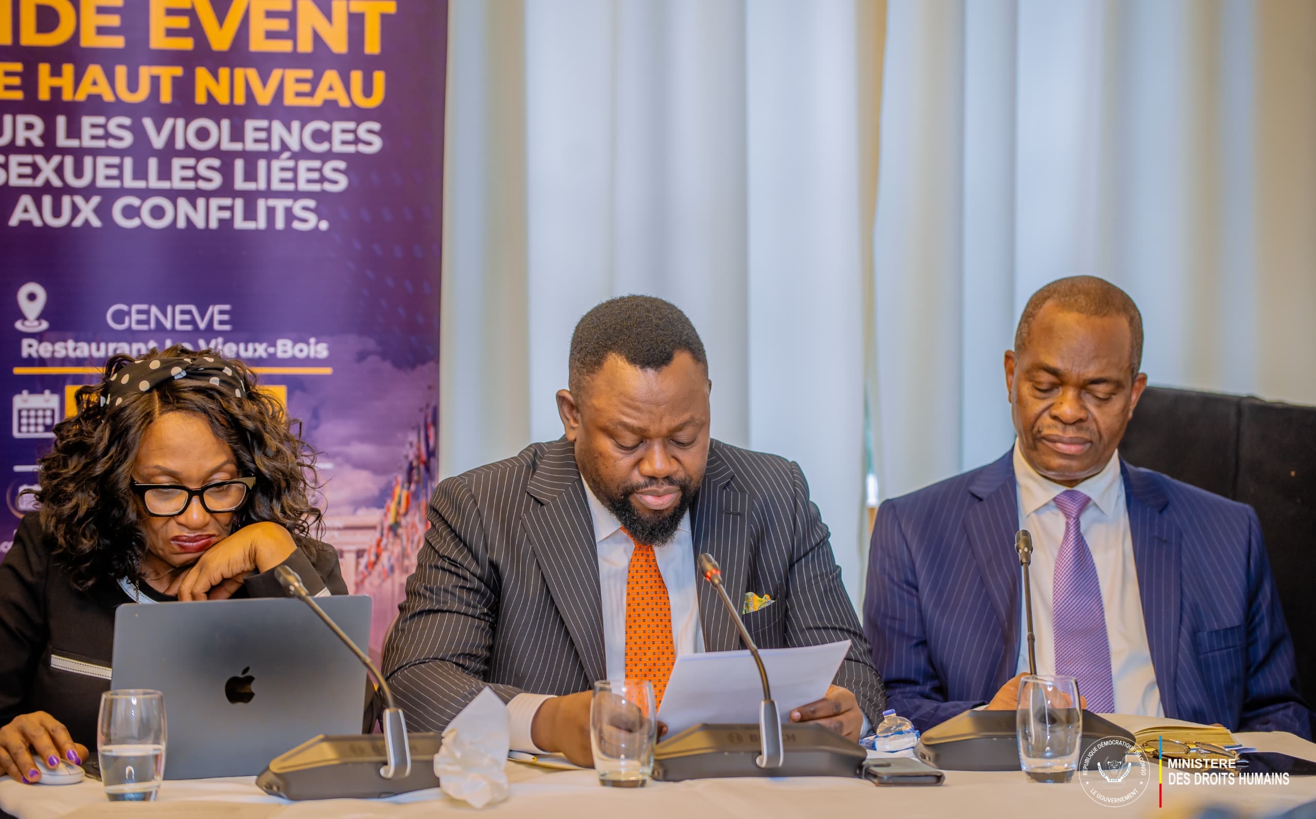 Violences sexuelles: « Une femme violée toutes les 4 minutes en RDC » Samuel Mbemba accable le Rwanda à Genève